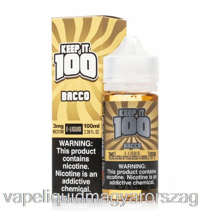 Bacco - Tartsa Meg 100-100 Ml 3mg Vape E Cigi